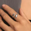 Anillo Abbraccio Acero