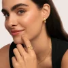 Anillo Abbraccio Acero Baño Oro