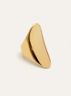 Anillo Bohemian Acero Baño Oro