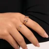 Anillo Buganvilla Baño Oro