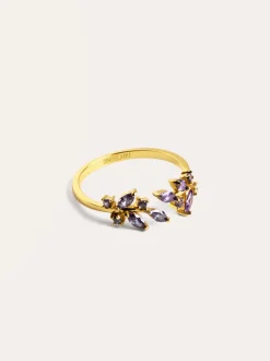 Anillo Buganvilla Baño Oro