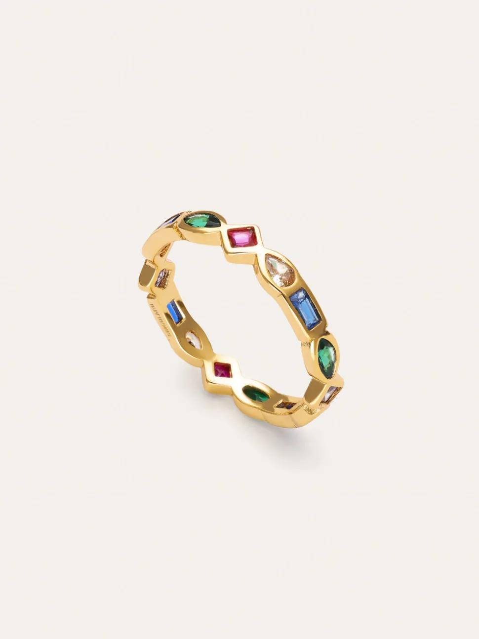 Anillo Cascade Baño Oro