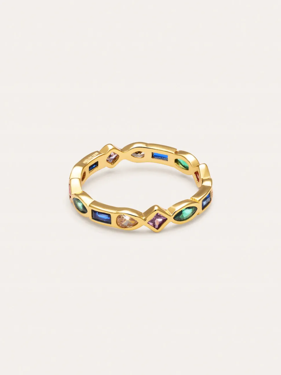 Anillo Cascade Baño Oro