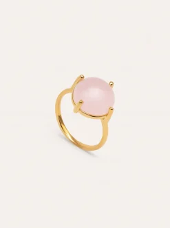Anillo Celebrate Pink Baño Oro