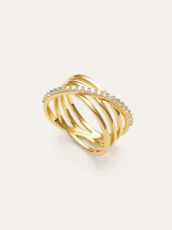 Anillo Comete Baño Oro