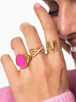 Anillo Comete Baño Oro