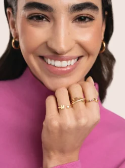 Anillo Comete Baño Oro