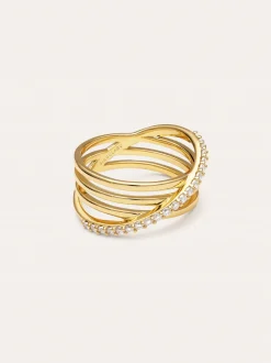 Anillo Comete Baño Oro
