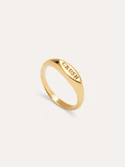 Anillo Crush Baño Oro