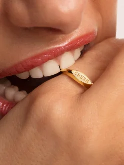 Anillo Crush Baño Oro