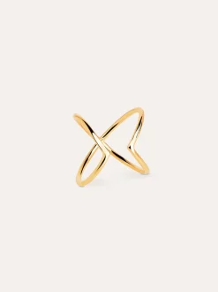 Anillo 4Ever Plata Baño Oro