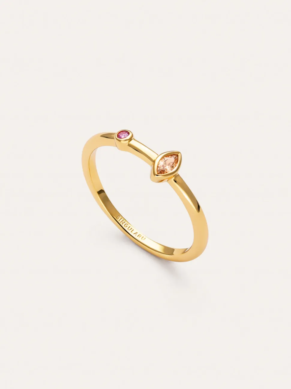 Anillo Leonor Calid Baño Oro