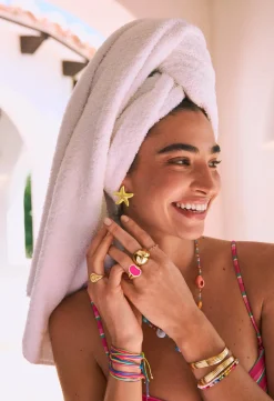 Anillo Max Bomb Acero Baño Oro