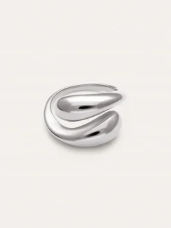 Anillo Maxi Abbraccio Acero
