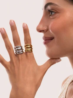 Anillo Ondina Acero
