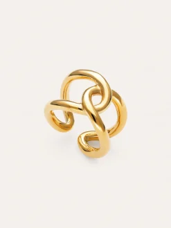Anillo One Link Acero Baño Oro