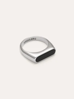 Anillo Proa Negro Acero