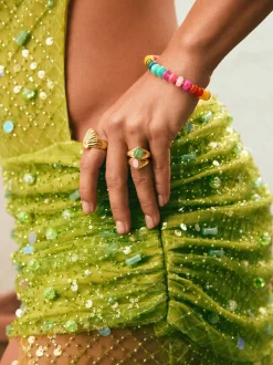 Anillo Shelly Acero Baño Oro