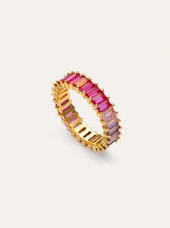 Anillo Sia Berries Baño Oro