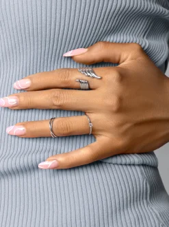 Anillo Single Spark Plata