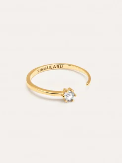 Anillo Sophie Plata Baño Oro
