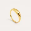 Anillo Spark Color Baño Oro