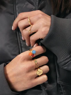 Anillo Tressia Baño Oro
