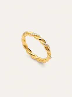 Anillo Tressia Baño Oro