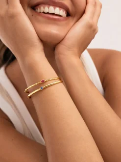 Brazalete Alma Rosé Baño Oro