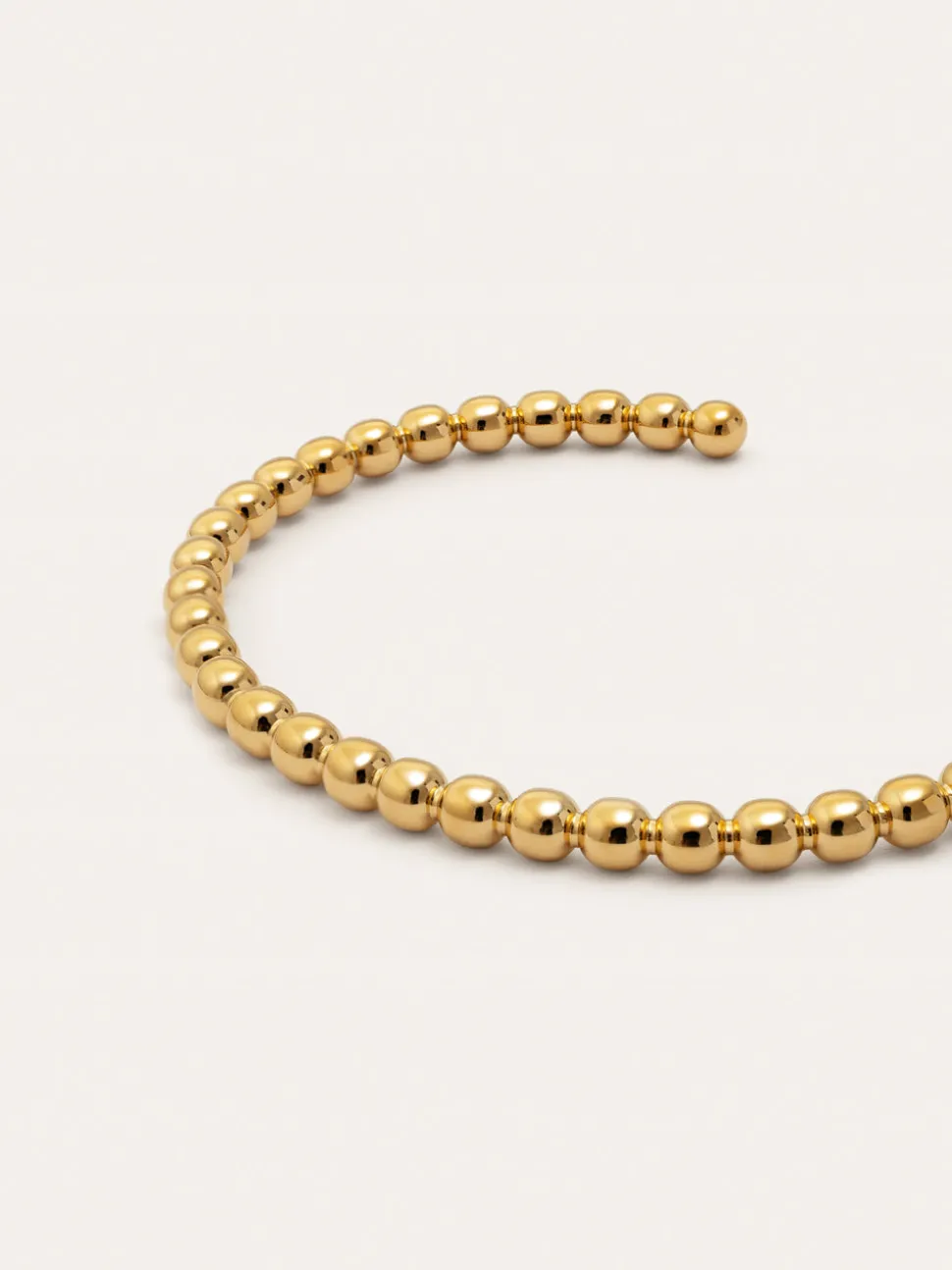 Brazalete Bomb Acero Baño Oro