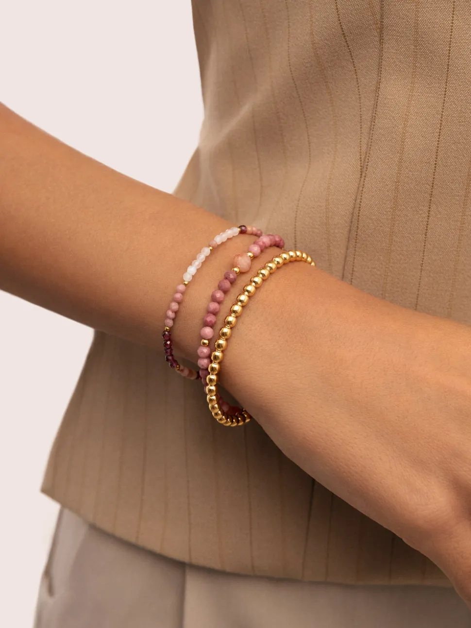 Brazalete Bomb Acero Baño Oro