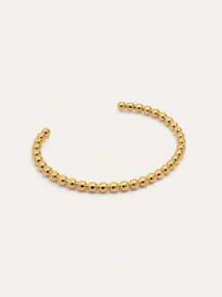 Brazalete Bomb Acero Baño Oro