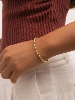 Brazalete Bomb Acero Baño Oro