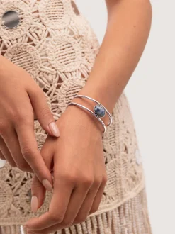 Brazalete Cianita Acero