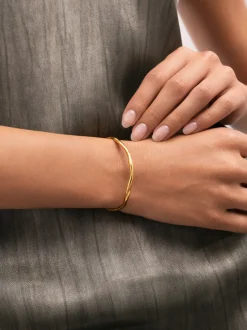 Brazalete Dane Acero Baño Oro