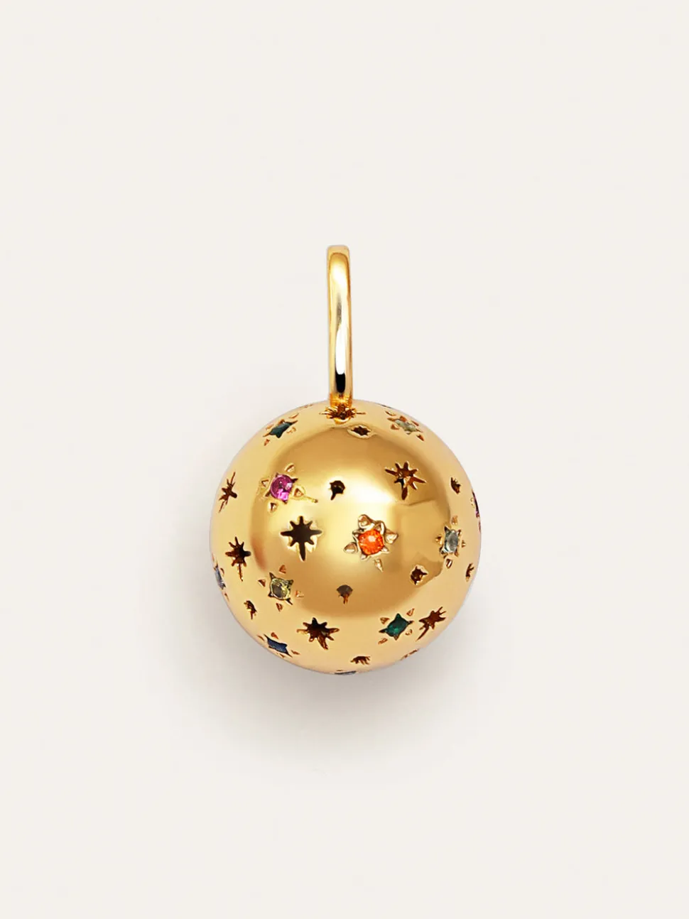 Charm Llamador de Ángeles Baño Oro