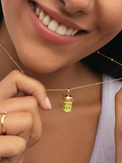 Charm Matcha Baño Oro
