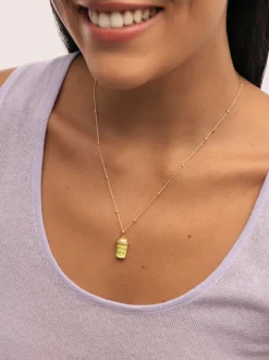 Charm Matcha Baño Oro