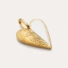 Charm Mejillón Enamel Baño Oro