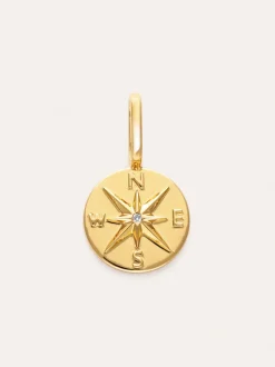 Charm Rosa de Los Vientos Baño Oro