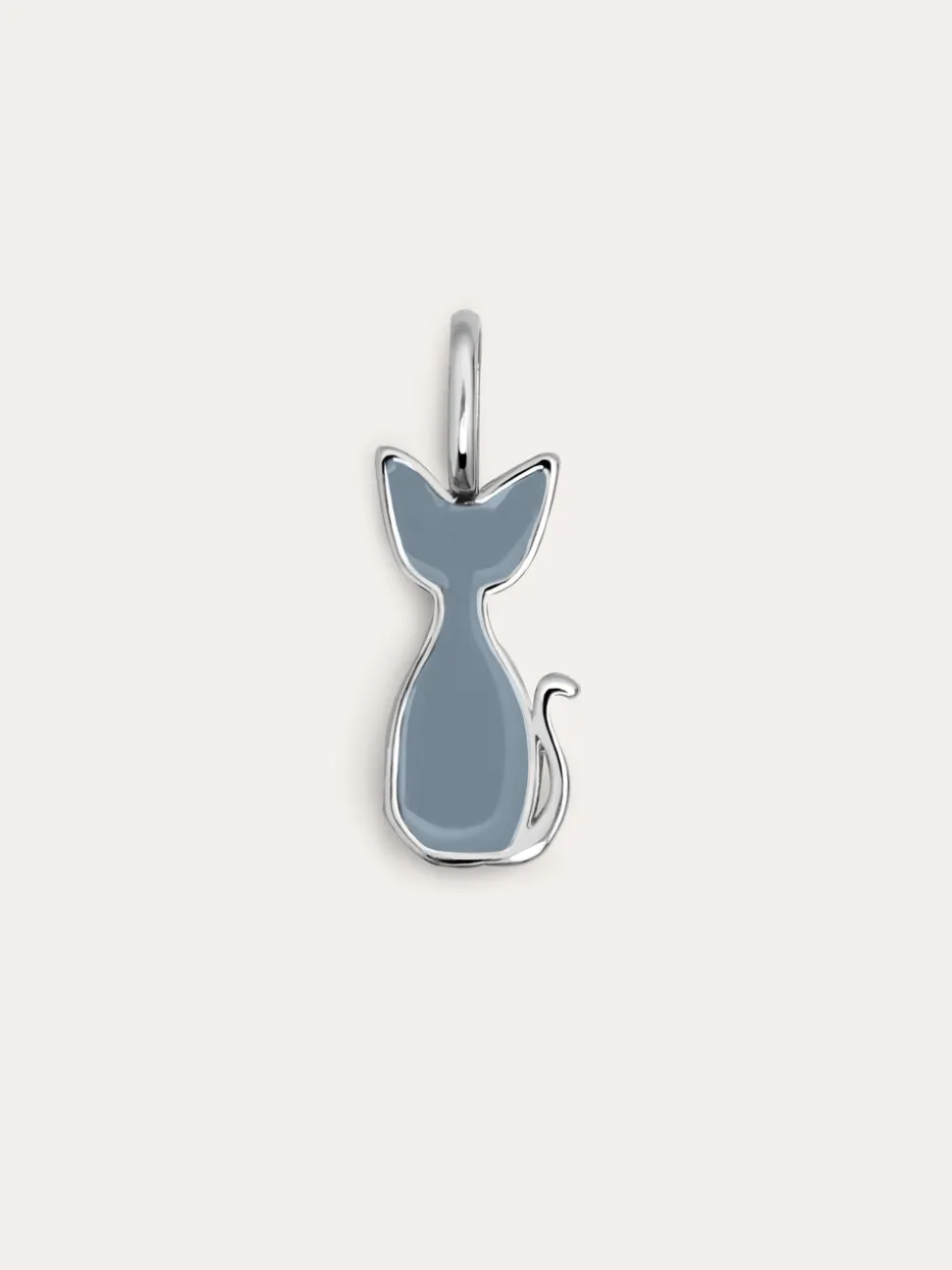 Charm Salem Gato Enamel Gris