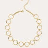 Choker Circles & Circles Acero Baño Oro