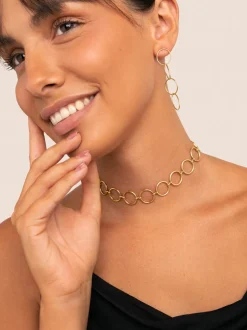 Choker Circles & Circles Acero Baño Oro