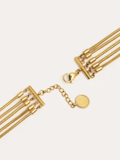 Choker Cleopatra Acero Baño Oro