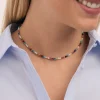 Collar Altea Bruma Acero Baño Oro