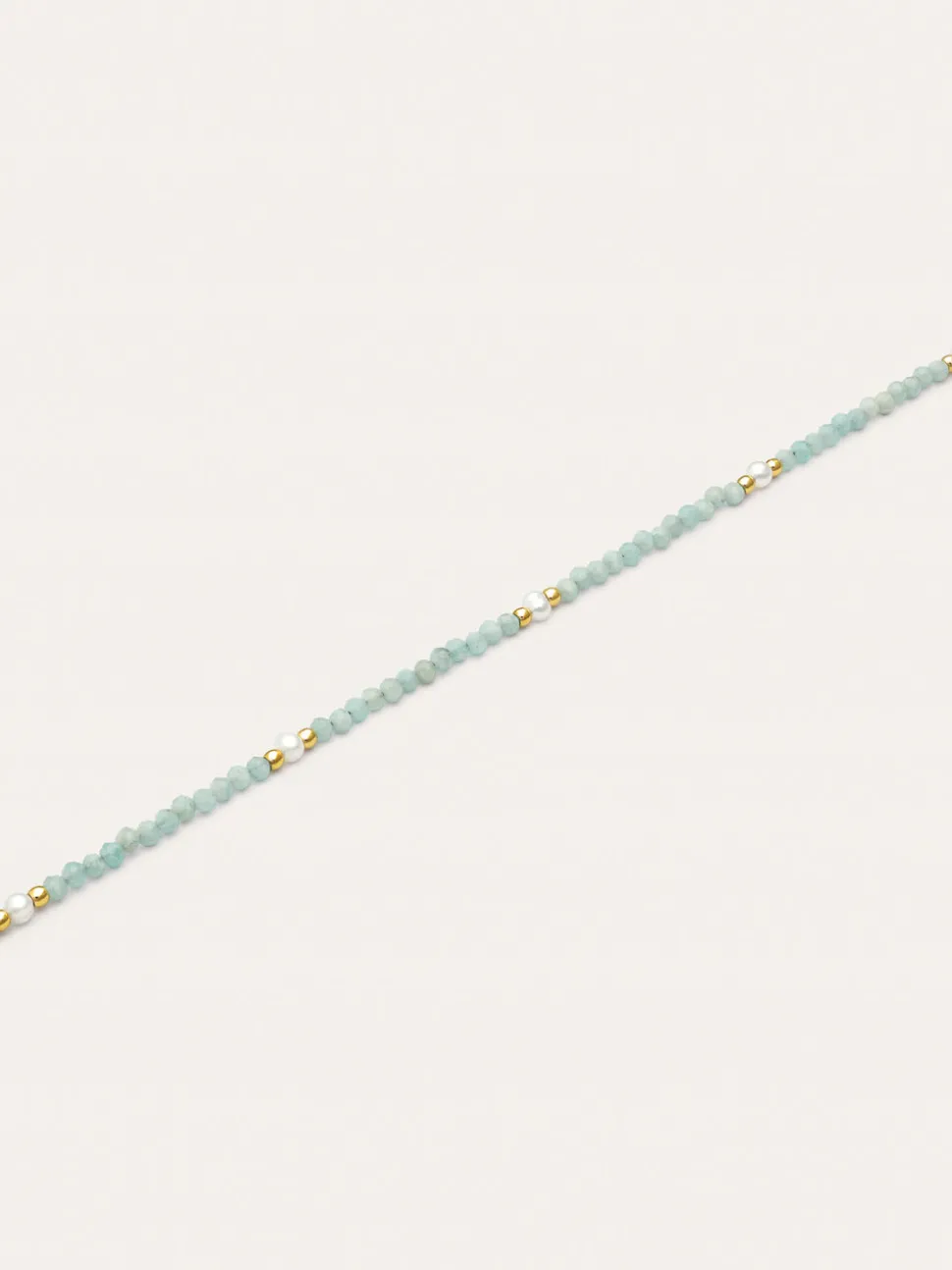 Collar Azulina Acero Baño Oro