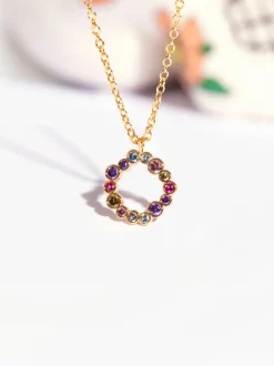 Collar Bubbles Baño Oro