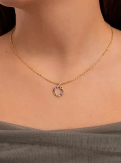 Collar Bubbles Baño Oro