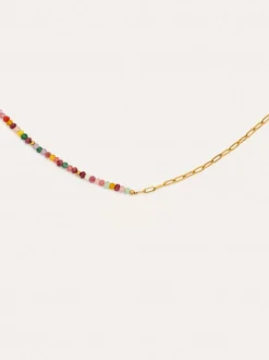 Collar Chic Amalia Acero Baño Oro