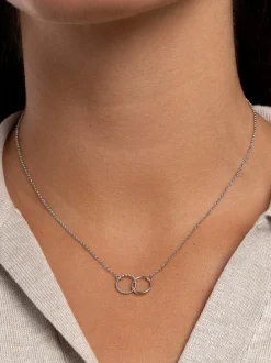 Collar Circles Twist Acero